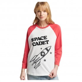 тениска,дамски,тениски,superdry,vintage,surf,ranchero,3,4,sleeve,t,shirt,white,(off,white)