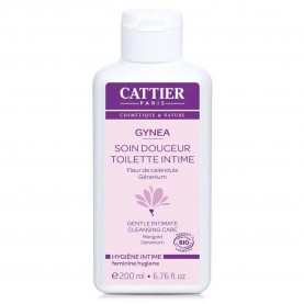 хигиена,тяло,cattier,gynea,gentle,intimate,cleansing,care,200ml,white