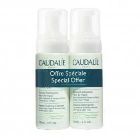 козметика,за,почистване,caudalie,vinoclean,instant,foaming,cleanser,150ml,2,units,white