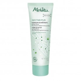 ексфолианти,melvita,nectar,pur,mask&scrub,75ml,green