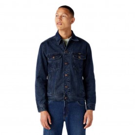мъжко,яке,мъжки,якета,wrangler,authentic,denim,jacket,blue