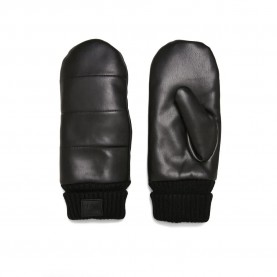 ръкавици,ръкавици,шапки,и,шалове,urban,classics,puffer,imitation,leather,gloves,black,(black)