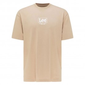тениска,мъжки,тениски,lee,logo,loose,short,sleeve,t,shirt,clay,(green)