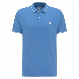 мъжки,блузи,с,яка,lee,short,sleeve,polo,blue,(blue,union)