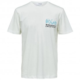 тениска,мъжки,тениски,selected,relaxed,joey,short,sleeve,t,shirt,white,alyssum,print,dolphin,(white)