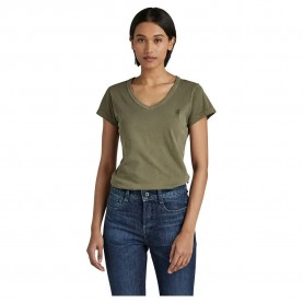 тениска,дамски,тениски,g,star,eyben,slim,short,sleeve,v,neck,t,shirt,shamrock,gd,(green)