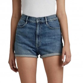 Къси панталони G-Star Tedie shorts - Blue (Faded Santorini) къси,панталони,дамски,панталони,g,star,tedie,shorts,blue,(faded,santorini)