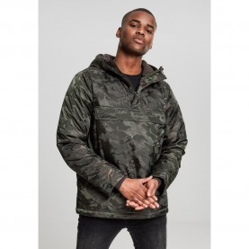 мъжки,якета,urban,classics,windproof,padded,pullover,over,green