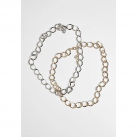 бижутерия,urban,classics,set,of,2,s,big,classic,necklace,yellow,(doré,argent)