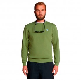 блуза,мъжки,пуловери,north,sails,logo,sweatshirt,green