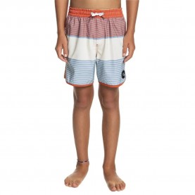 бански,гащета,детски,бански,костюми,quiksilver,scallop,stripe,14,swimming,shorts,burnt,ochre,(multicolor)