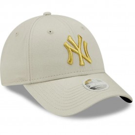 шапка,всички,шапки,new,era,new,york,yankees,metallic,logo,9forty®,cap,white,(stone)