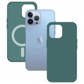 други,аксесоари,ksix,magcharge,iphone,13,pro,silicone,phone,case,green