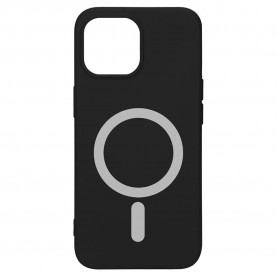 други,аксесоари,ksix,magcharge,iphone,13,pro,max,silicone,phone,case,black,(black)