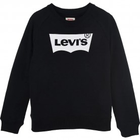 блуза,детски,блузи,levi´s,®,batwing,crewneck,sweatshirt,black,(black)