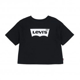 тениска,детски,тениски,levi´s,®,high,rise,batwing,short,sleeve,t,shirt,black,(black)