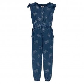 Гащеризон Levi´s ® Knit Denim Butterfly jumpsuit - Blue (Stop Calling Me) гащеризон,детски,облекла,за,момичета,levi´s,®,knit denim butterfly,jumpsuit,blue,(stop,calling,me)