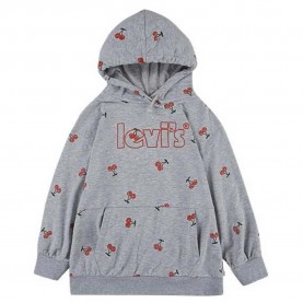 Блуза Levi´s ® Oversized full zip sweatshirt - Grey (Light Grayheather) блуза,детски,блузи,levi´s,®,oversized,full,zip,sweatshirt,grey,(light,grayheather)