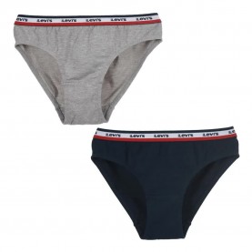Levi´s ® Sportswear Elastic slips 2 units - Black / Grey (Dress Blues) детско,бельо,levi´s,®,sportswear,elastic,slips,2,units,black,grey,(dress,blues)