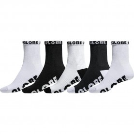 детски,чорапи,детски,чорапи,globe,kids,quarter,short,socks,5,pairs,white,(black,white)