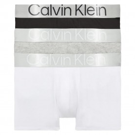 Боксерки Calvin klein 000NB3130A boxers 3 units - Multicolor (Black / White / Grey Heather) боксерки,мъжко,бельо,calvin,klein,000nb3130a,boxers,3,units,multicolor,(black,white,grey,heather)