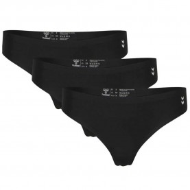 дамско,бельо,дамски,бикини,и,танкини,hummel,breeze,thong,3,units,black,(black)