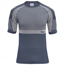 тениска,мъжки,тениски,hummel,unit,seamless,short,sleeve,t,shirt,insignia,blue,chateau,gray,(blue)