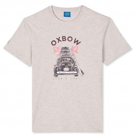 тениска,мъжки,тениски,oxbow,tamiso,short,sleeve,t,shirt,gris,chine,(white)