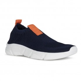 Маратонки Geox Aril trainers - Blue (Navy / Orange) маратонки,мъжки,маратонки,дамски,маратонки,geox,aril,trainers,blue,(navy,orange)