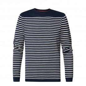 блуза,мъжки,пуловери,petrol,industries,m,1020,kwr201,basic,sweatshirt,blue