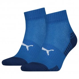 чорапи,мъжки,чорапи,дамски,чорапи,puma,sport,cushioned,quarter,short,socks,2,pairs,blue,(blue)