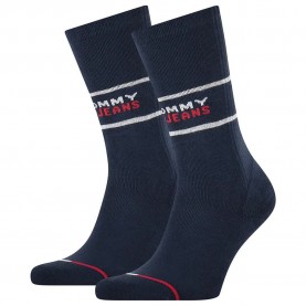 чорапи,мъжки,чорапи,tommy,hilfiger,701218704,crew,socks,2,pairs,blue,(navy)