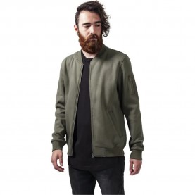 Яке Urban classics Sweat jacket - Green (Olive) яке,мъжки,якета,дамски,якета,и,палта,urban,classics,sweat,jacket,green,(olive)