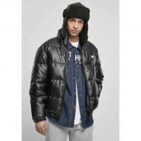 яке,мъжки,якета,southpole,imitation,leather,bubble,jacket,black,(black)