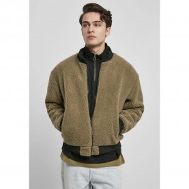 яке,мъжки,якета,urban,classics,boxy,sherpa,jacket,olive,green,(green)