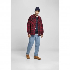 яке,мъжки,якета,southpole,flannel,quilted,jacket,red,(rouge,foncé)