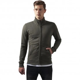 яке,мъжки,якета,urban,classics,loose,terry,zip,jacket,green,(olive)