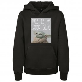 детска,тениска,мъжки,пуловери,mister,tee,child,the,mandalorian,child,good,side,sweatshirt,black