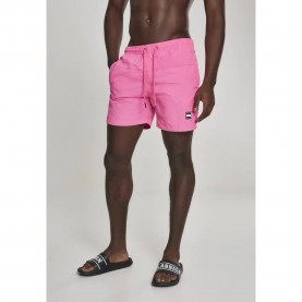 бански,гащета,мъжки,бански,костюми,urban,classics,basic,swimming,shorts,pink,fluo,(pink)
