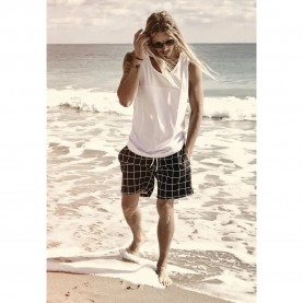 бански,гащета,мъжки,бански,костюми,urban,classics,swimming,shorts,black,white,(black)