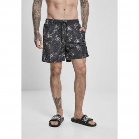 бански,гащета,мъжки,бански,костюми,urban,classics,pattern,swimming,shorts,black,(black,gray)