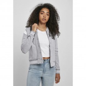 Яке Urban classics Organic Inset College jacket - Grey (Grey / White) яке,мъжки,якета,дамски,якета,и,палта,urban,classics,organic,inset,college,jacket,grey,(grey,white)