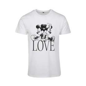 тениска,дамски,тениски,mc,clothes,minnie,loves,mickey,short,sleeve,t,shirt,white,(white)