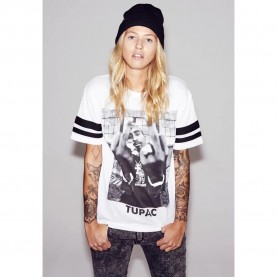тениска,дамски,тениски,mister,tee,2pac,stripe,short,sleeve,t,shirt,white,(white)