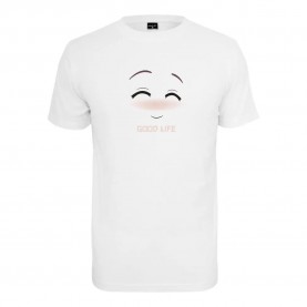 тениска,дамски,тениски,mister,tee,good,life,short,sleeve,t,shirt,white,(white)