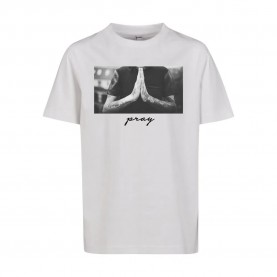 детска,тениска,детски,тениски,mister,tee,child´s,pray,short,sleeve,t,shirt,white,(white)
