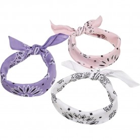 други,аксесоари,urban,classics,bandana,3,units,purple,white,pink,(purple)