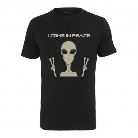 тениска,мъжки,тениски,mister,tee,i,come,in,peace,t,shirt,black,(black)