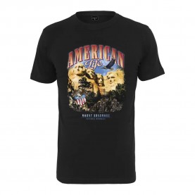 тениска,мъжки,тениски,mister,tee,american,life,mount,roushmore,t,shirt,black