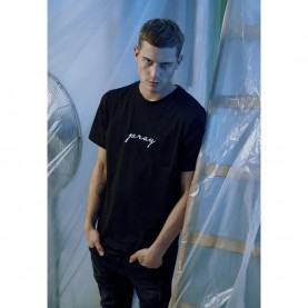 тениска,мъжки,тениски,mister,tee,pray,emb,t,shirt,black,(black)